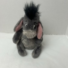 Disney Parks Eeyore Bean Bag Plush Removable Tail 8 Gray Winnie The Pooh Friend
