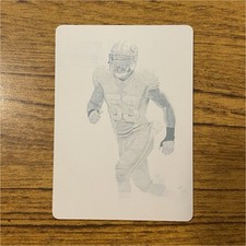 Panini 2017 Origins NaVorro Bowman Cyan Printing Plate 1/1 #55 49ers