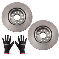 2x Vordere Bremsscheiben für VW Sharan 7N1 7N2 Tiguan 5N AD1 AX1 Jetta IV 312mm