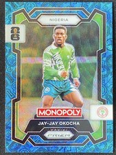 Jay-Jay Okocha 2026 Panini Monopoly Prizm Fifa World Cup Four Corners Blue Wave