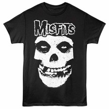 Misfits - MISFITS LOGO OUTLINE SKULL Adult Shirt