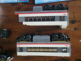 LEGO City Partial 2x Set Lot 60051 High-Speed Passenger Train 60050 Station Book