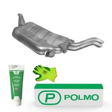 POLMO Auspuff Endschalldämpfer mit E-Prüfzeichen /721