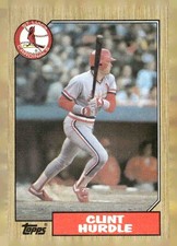 1987 Topps #317 Clint Hurdle