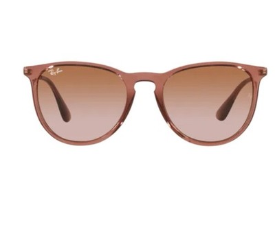 Ray-Ban RB4171 Erika Transparent Brown, Brown Gradient Lens, New  Made in Italy 