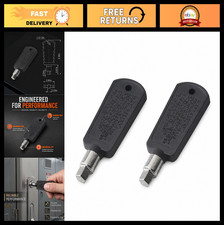 2PCS Mini Fridge Lock with Key - Pentagonal Security Lock for Refrigerators Bo