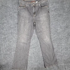 Eddie Bauer Mens Denim Jeans Gray Bootcut Size 32X34