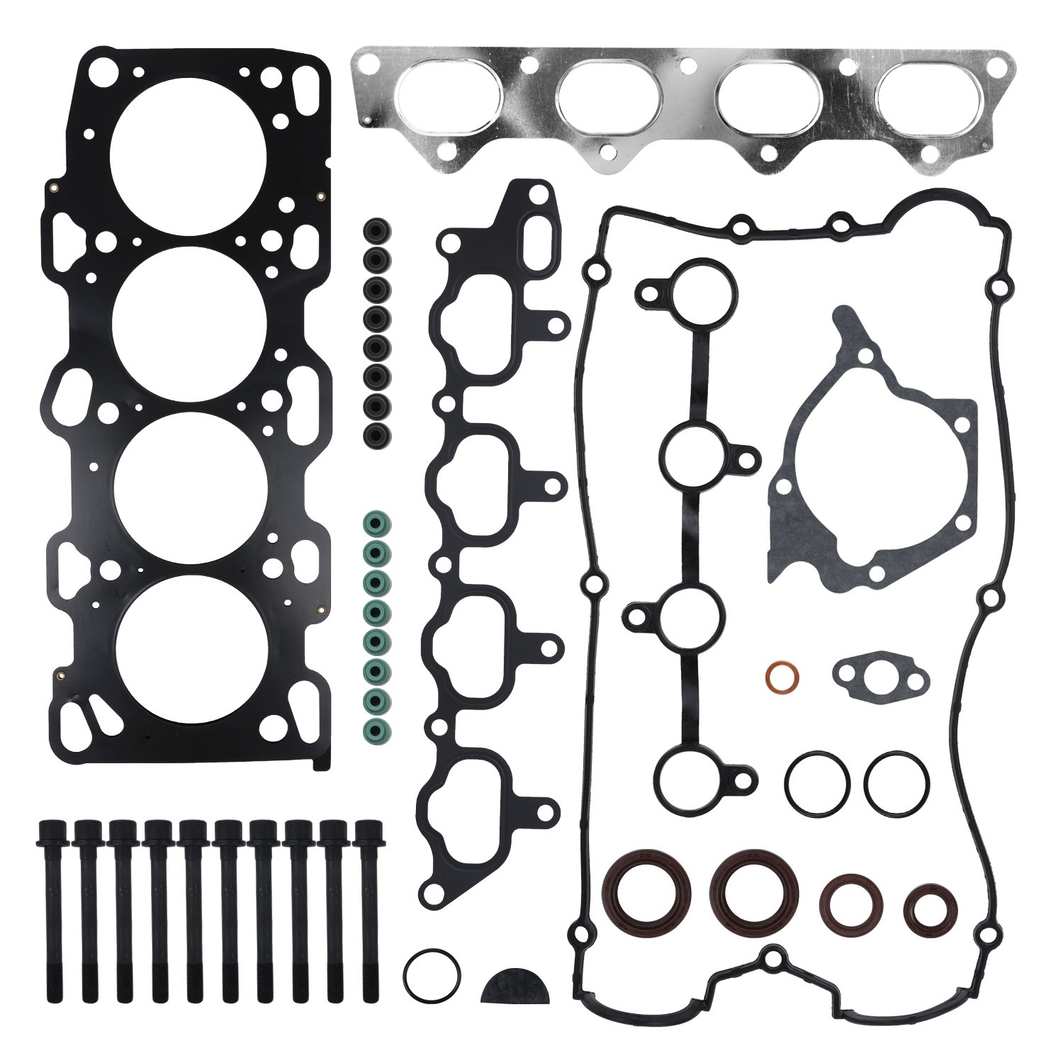 Head Full Gasket Set w/ Cylinder Bolts For Chevy Silverado GMC Sierra 5.3L 4.8L