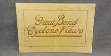 1915 Kansas Great Bend Cyclone View Photo Pic Tornado Damage Booklet Antique F49