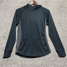 Mono B Woman s Black Athletic Pull Over Hoodie Size Small