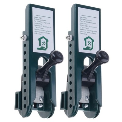 Double Siding Alignment Clamps Rubber Padding for Easy Board Installation