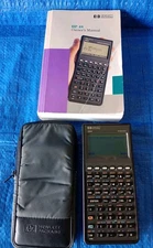 HEWLETT PACKARD HP 48S Graphing Calculator w/ Case & Manual - Tested