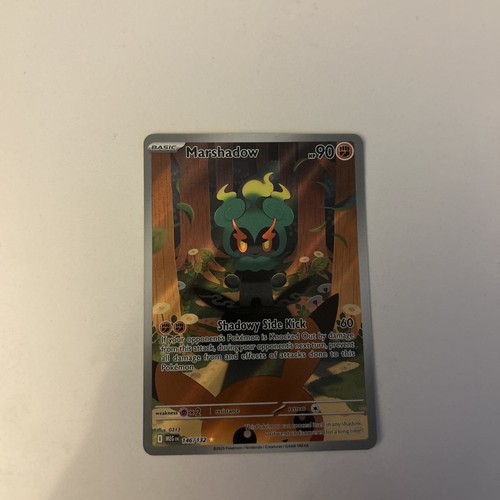Pokemon TCG Card Marshadow 146/132 Mega Evolution Illustration Rare - NM