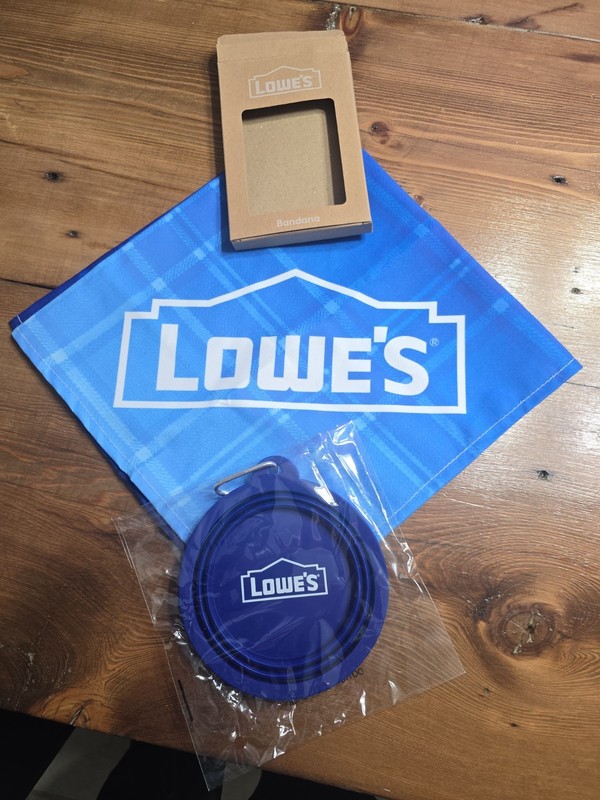 Lowes Collapsible Pet Bowl And Bandana