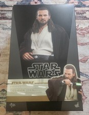 Hot Toys Star Wars Qui-Gon Jinn MMS525 1 6 Scale Figure - 100  Complete   Mint