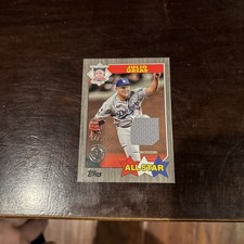 2022 Topps Series 2 - 1987 Topps Baseball All-Star Relics Julio Urias #87ASR-JU 
