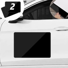 2 Pack Black Blank Car Magnets with 50 mils, Prevent Car Scratches  Dents, R...