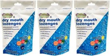 Cotton Mouth Lozenges Pack of 3 Dry Mouth Relief Natural Flavor Expiry 11/12/25