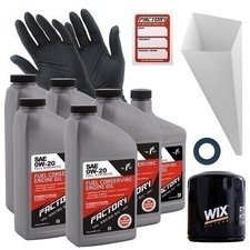 Factory Racing Parts 0W20 5.5Qt Oil Change Kit For Toyota Tacoma 2.7L 2007-2015 36.36 per gallon