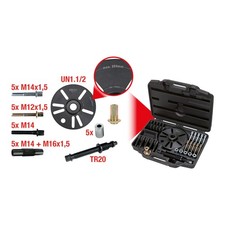KS Tools Universal-Radnabenabzieher f&uuml;r PKW SUV + Transporter 28-tlg