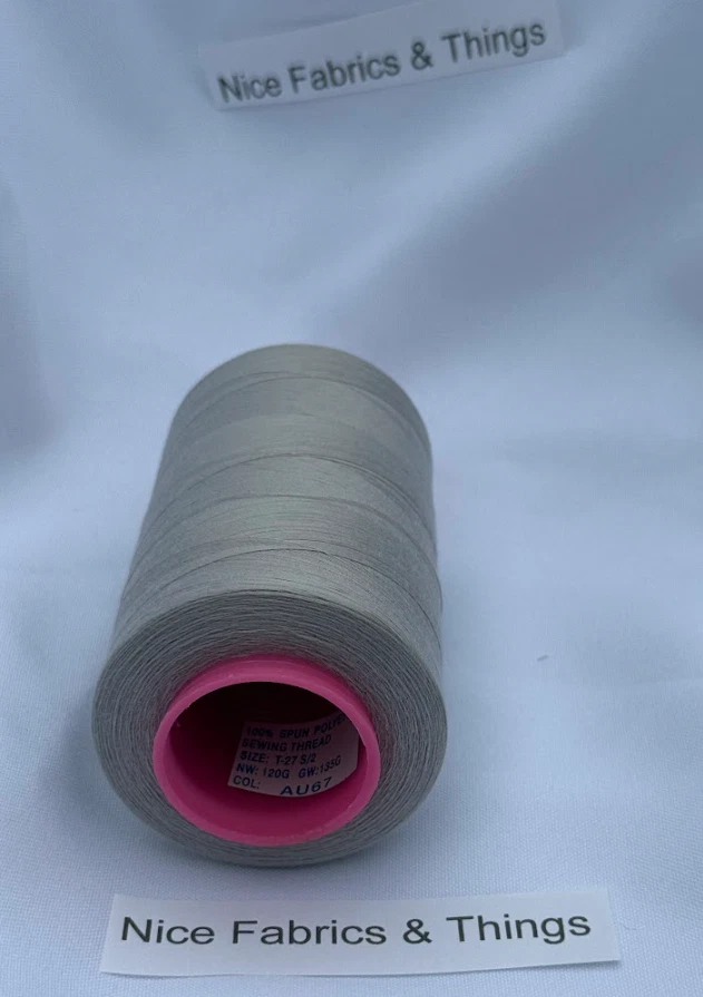 50 Spools - Gray AU67 Multi Purpose Sewing Thread - Image 3 of 3