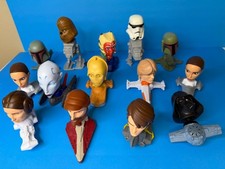 Lot of 14 2008 McDonald's Happy Meal promotional Clone Wars series Bobble Heads