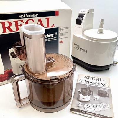 Vintage Moulinex Regal La Machine II 2 Food Processor New Open Box - USA