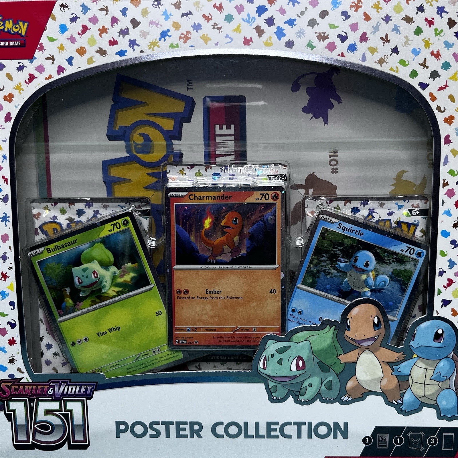 Pokemon TCG Scarlet & Violet 151 Poster Collection Box English Sealed