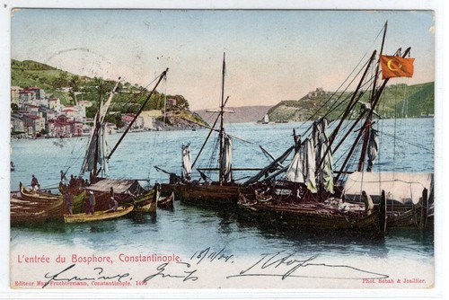 Turkey 1904 AK ENTRANCE On the BOSPHORUS (DA3186)