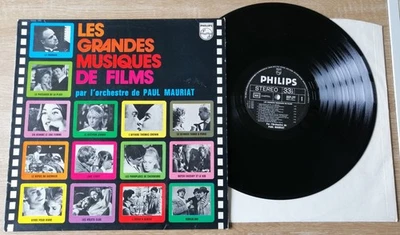 Vinyle 33 Tours - LES GRANDES MUSIQUES DE FILMS  Par L'Orchestre de Paul MAURIAT - Photo 1/4