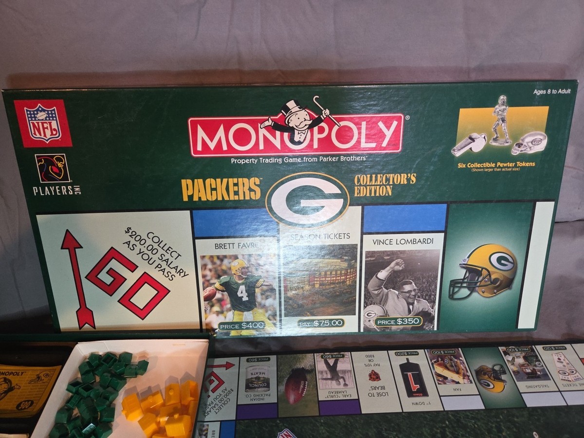 2003 NFL Green Bay Packers Collector's Edition Monopoly Board Game