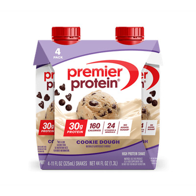 Premier Protein Shake, Cookie Dough, 30g Protein, 11 fl oz, 4 Ct