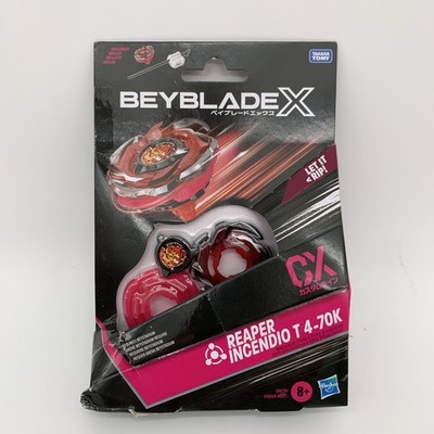 Beyblade X Reaper Incendio T 4-70K CX Starter Pack Top w/ Launcher *NEW* Hasbro