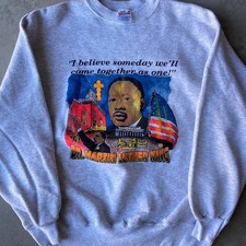 Vintage 80s/90s Hanes Martin Luther King Jr. Crewneck Sweatshirt XL
