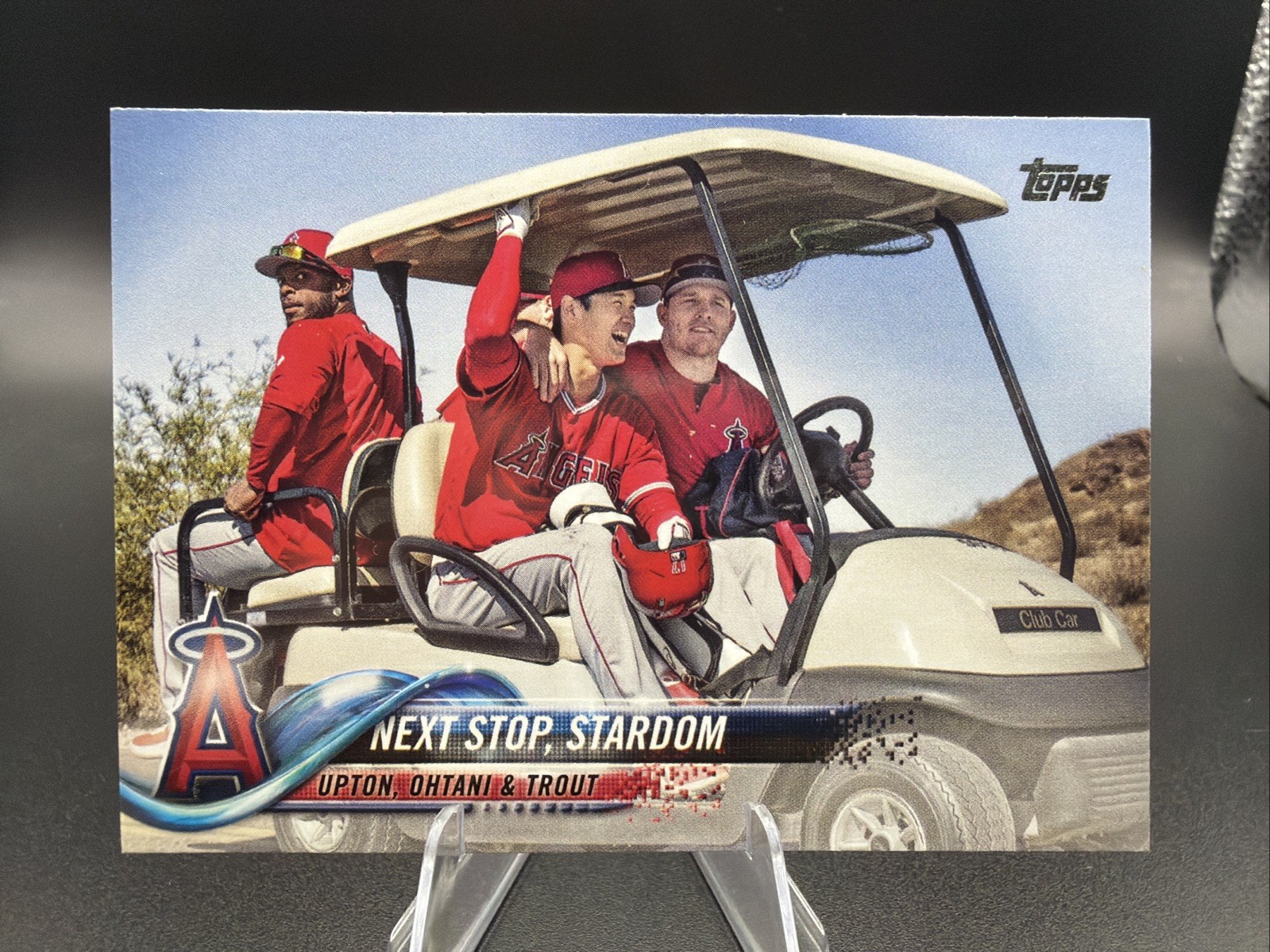 Justin Upton / Shohei Ohtani / Mike Trout #US158 Baseball Cards 2018 Topps Update trading card — raw and PSA graded price guide