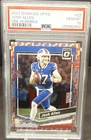 2023 Donruss Optic Josh Allen #22 One Hundred Variation PSA 10 Buffalo Bills BW3
