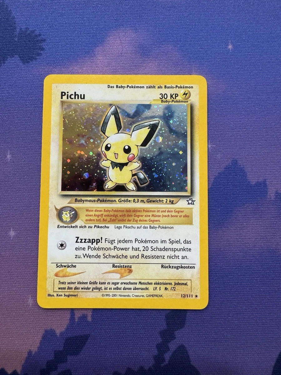 Pichu 12/111 Neo Genesis for sale | eBay