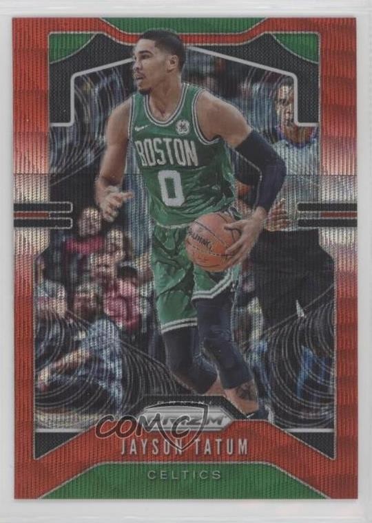 2019-20 Panini Prizm Ruby Wave Prizm Jayson Tatum #39 15fy