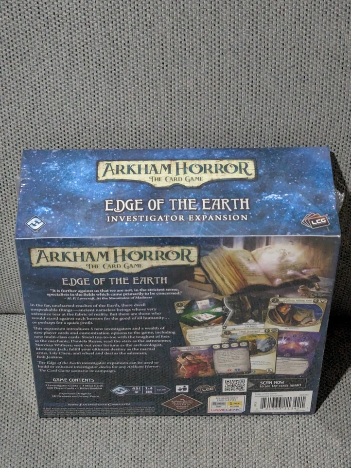 Arkham Horror The Card Game LCG Edge of The Earth Investigator Expansion Sealed - Image 3 of 4