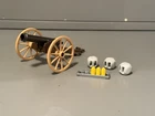 Vintage Playmobil 7317 Western Cannon Rare Spring Firing Incomplete • 5 Pcs Miss