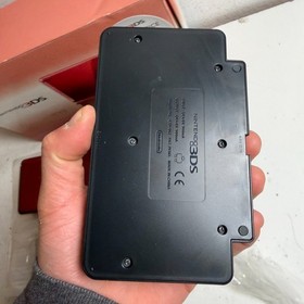 Nintendo 3DS CTR-001 Flame Red Handheld Video Gaming Console with Accessories