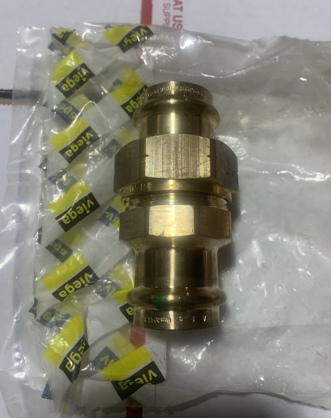 1” Viega 79135 ProPress Bronze P x P UNION Copper Pipe Fitting Model 2960ZL