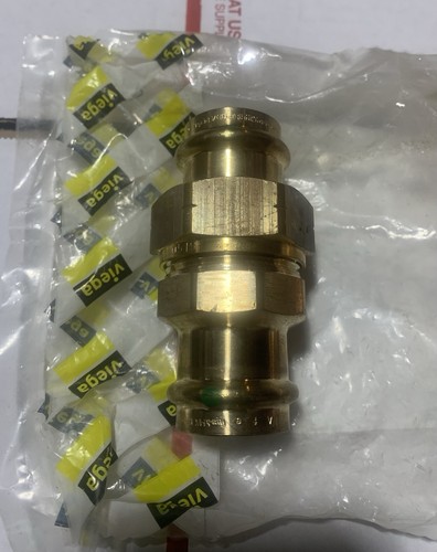 1” Viega 79135 ProPress Bronze P x P UNION Copper Pipe Fitting Model 2960ZL