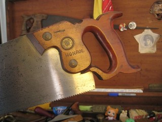 UGLY LITTLE OLD E.C. ATKINS NO SET ULTRA FINE FINISH PANEL SAW