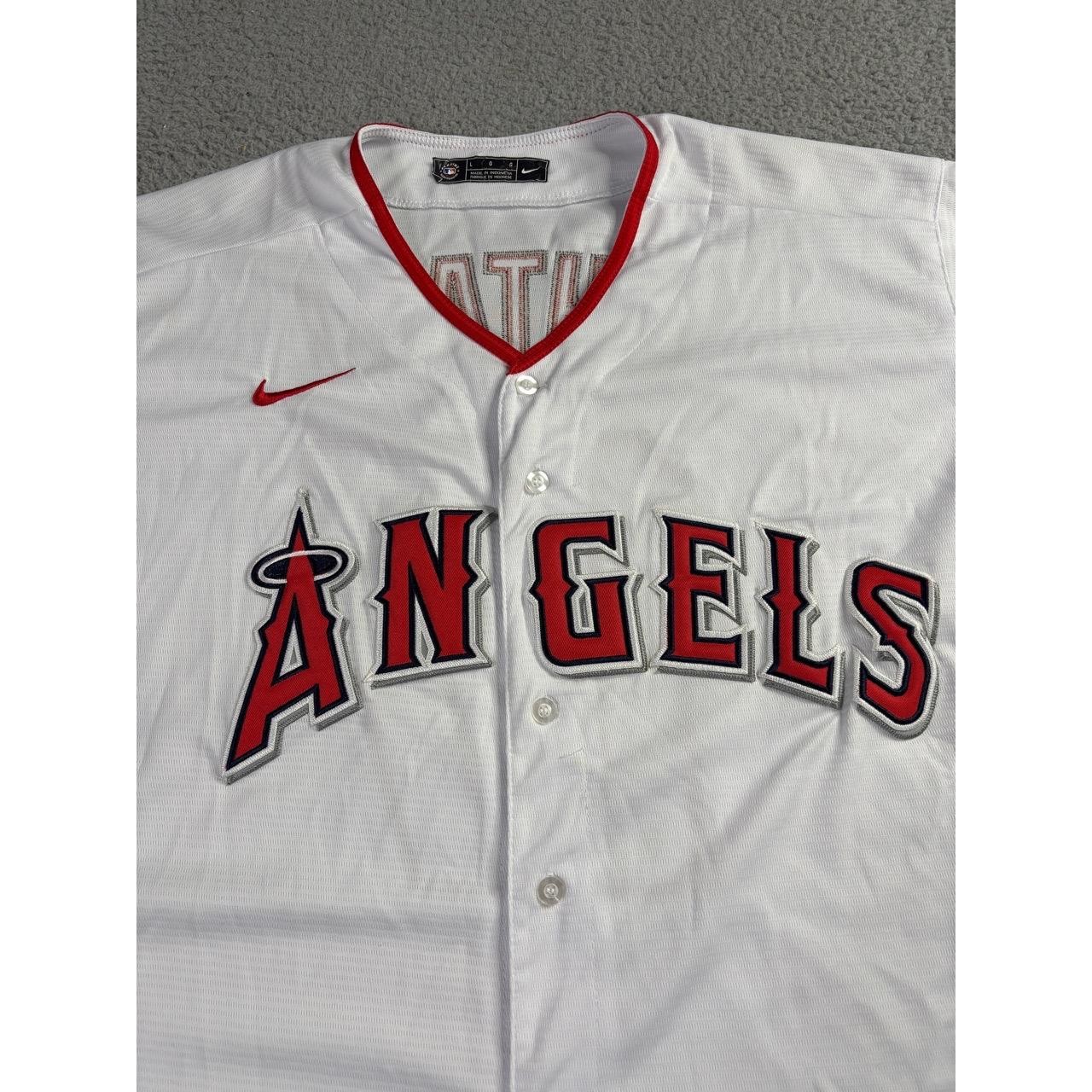 Nike Los Angeles Angels Shohei Ohtani 17 Genuine MLB Baseball Home Jersey Mens L