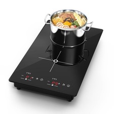 VBGK Double Induction Cooktop, 2300W 110V Portable Induction Cooktop