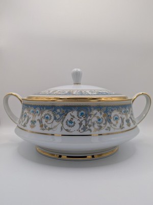 Noritake Polonaise 2045 bedeckt Kasserolle/runde Gemüse Servierschüssel-Japan