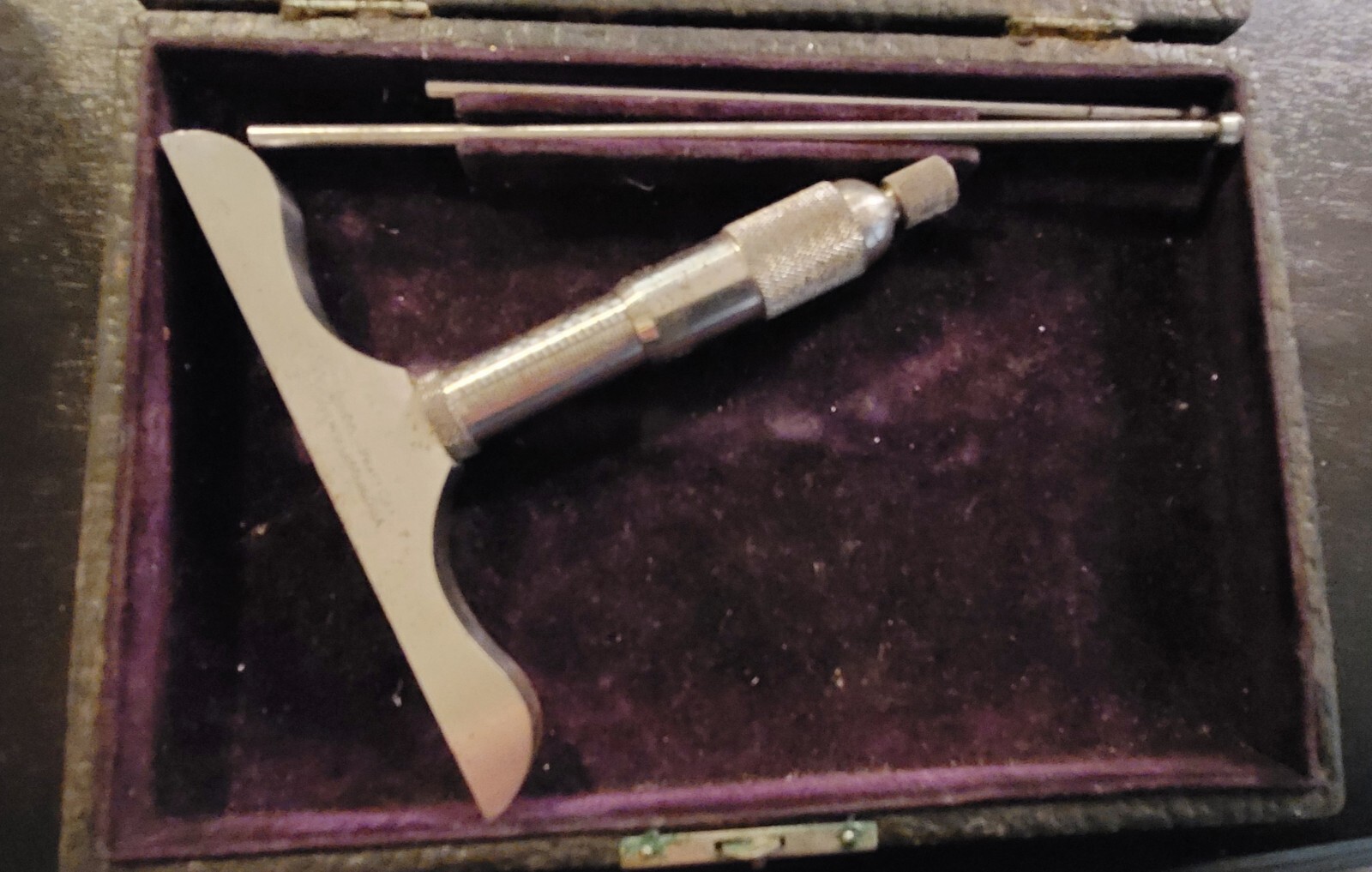 Vintage Hole Depth Gauge Machinist Tools GoodellPratt Co. with Case eBay