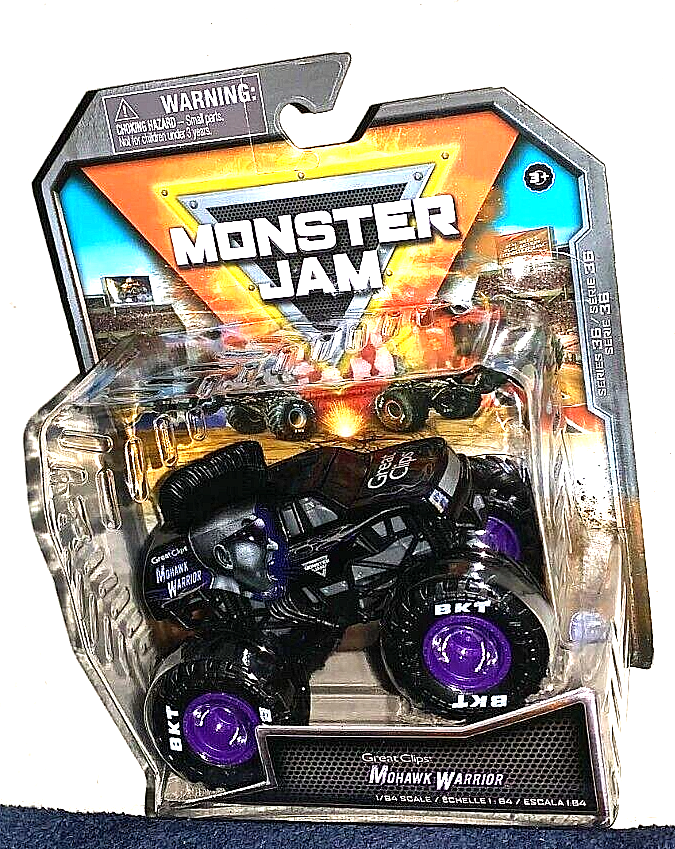 SPIN MASTER 2024 MONSTER JAM 1/64 MOHAWK WARRIOR ARENA FAVORITES