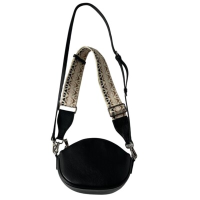 2025 handbags women leather designer cotton webbing side crossbody